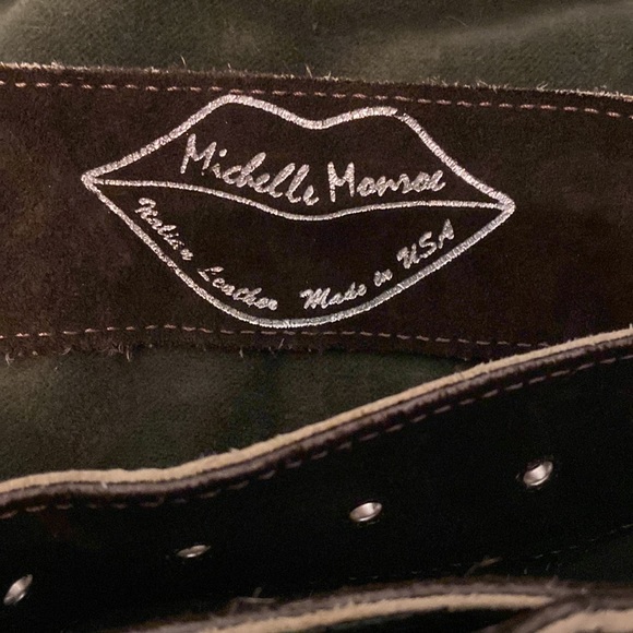 Michelle Monroe belt. Italian leather made in USA please read description! - Picture 2 of 4